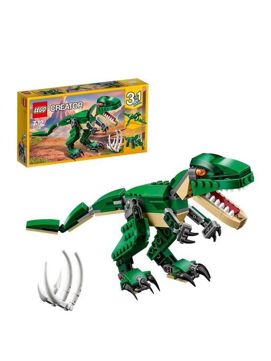 front image of lego-creator-31058nbspmighty-dinosaurs