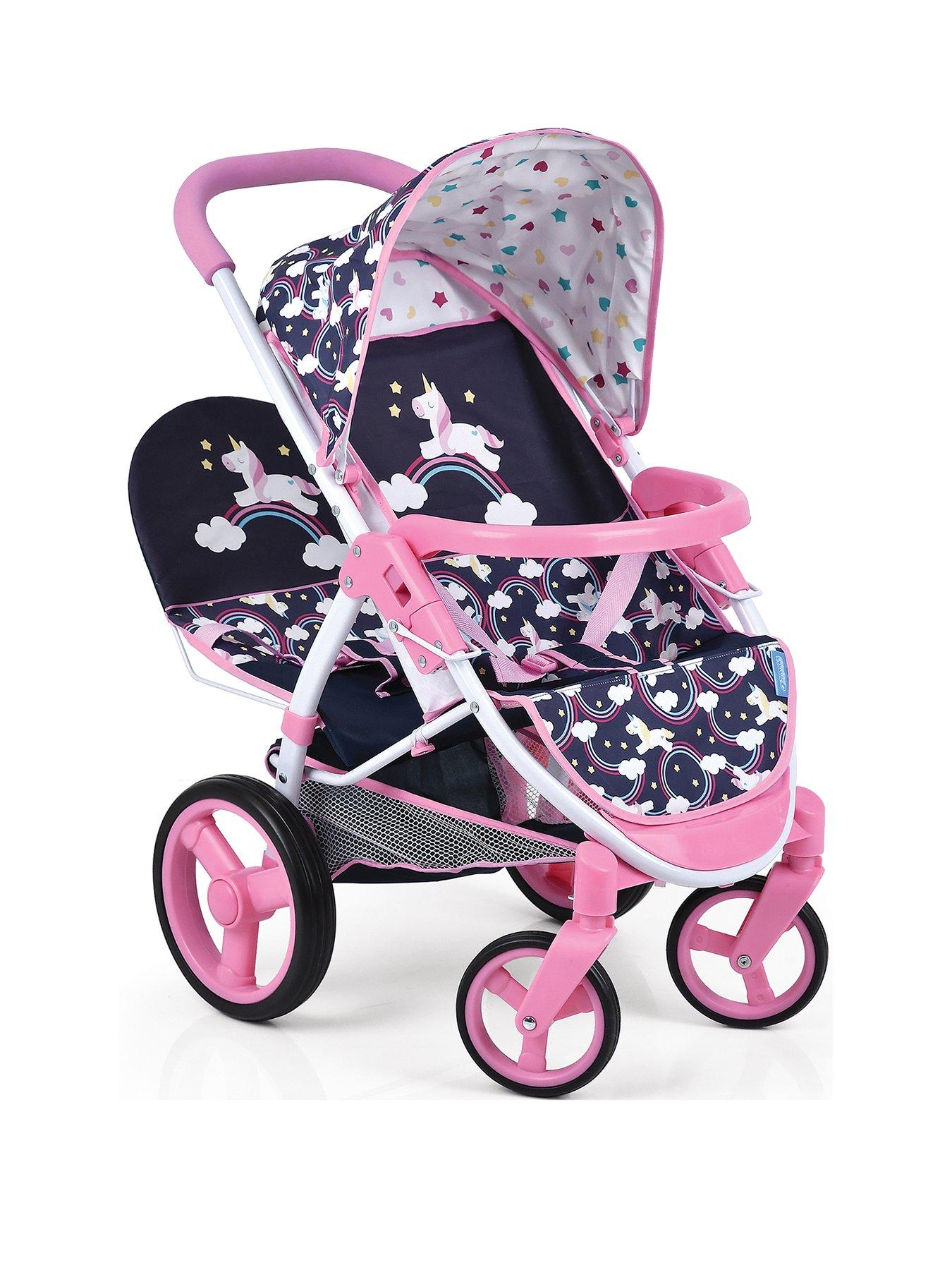 baby annabell twin pushchair