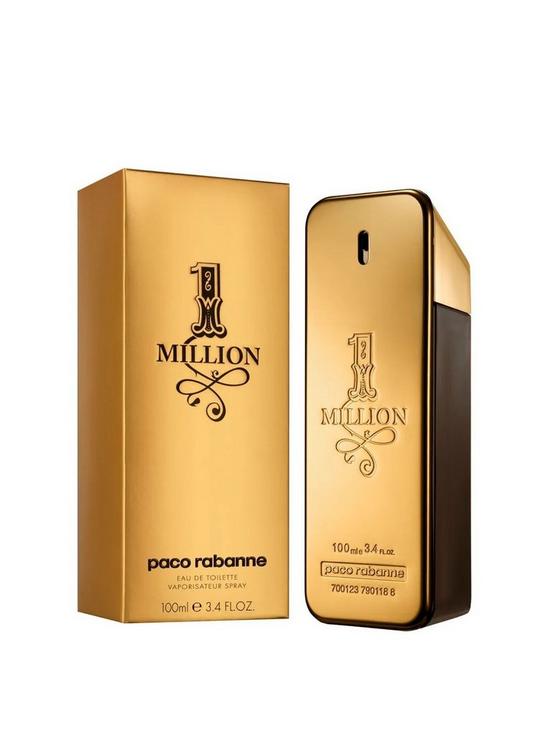 front image of paco-rabanne-1-million-mens-100ml-edt