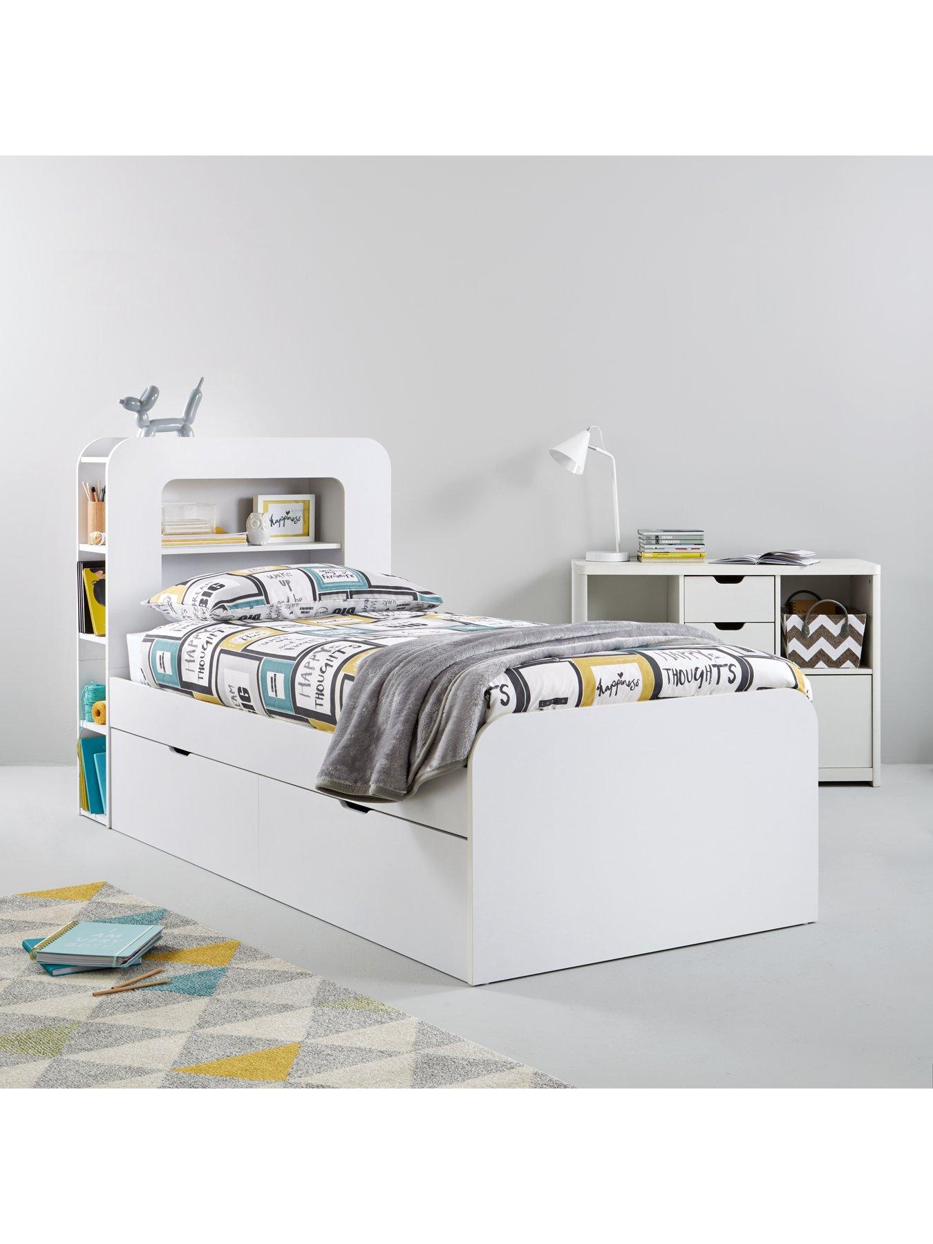 kids single bed with mattress
