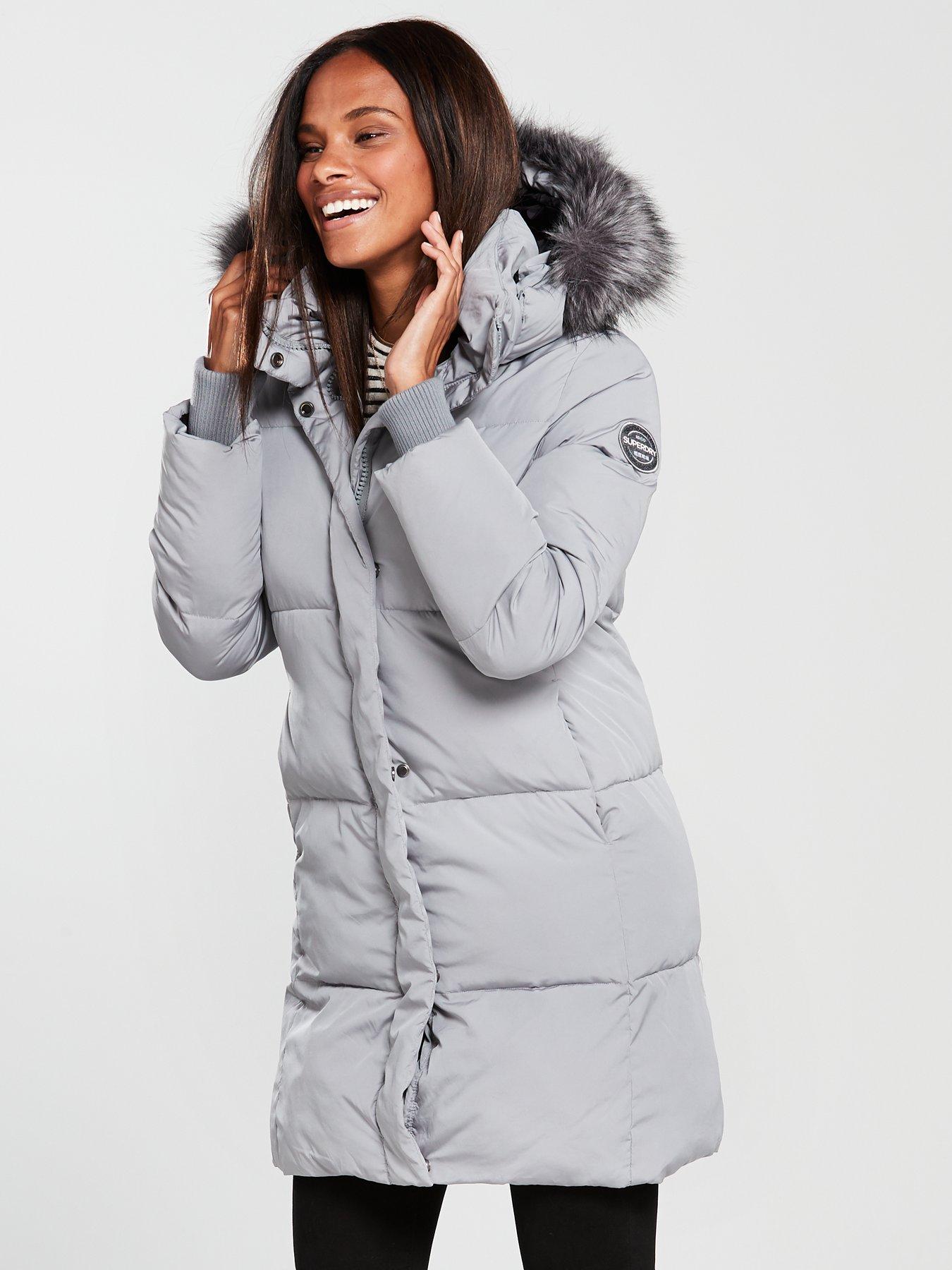 superdry hooded cocoon parka