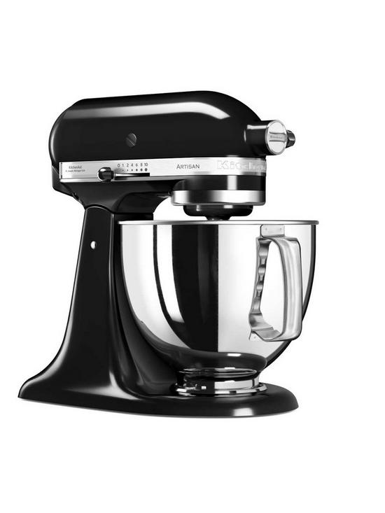 stillFront image of kitchenaid-artisan-48-litre-tilt-head-stand-mixer-black