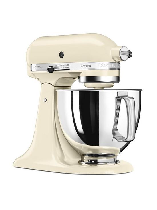 stillFront image of kitchenaid-artisan-48-litre-tilt-head-stand-mixer-cream