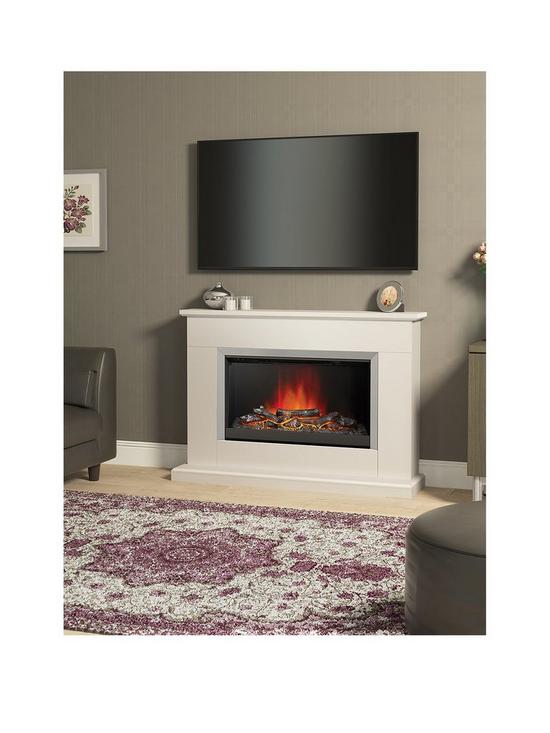 front image of be-modern-hansford-electric-fireplace-suite