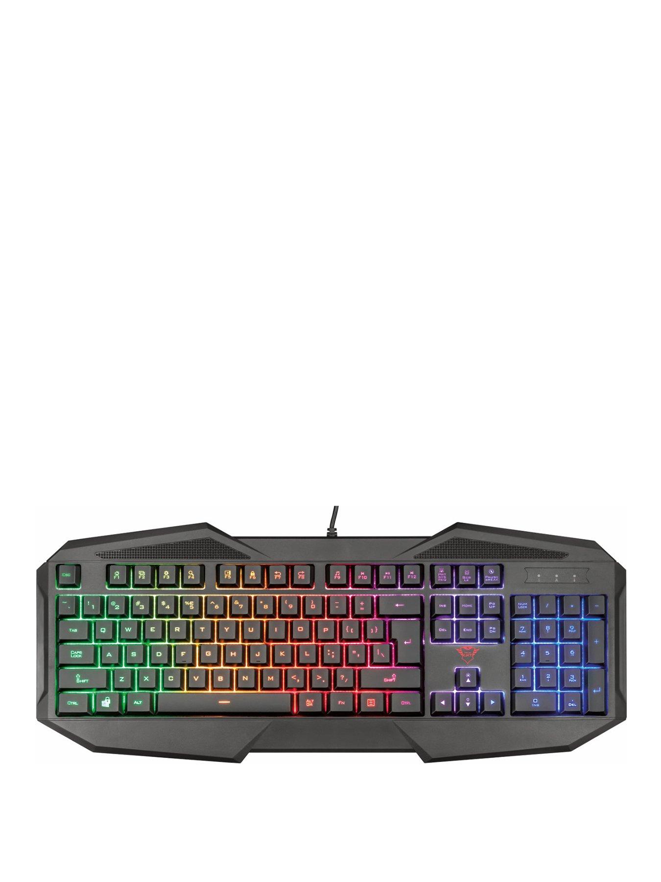 Trust Gxt 0 Rw Avonn Gaming Keyboard Uk Littlewoods Com