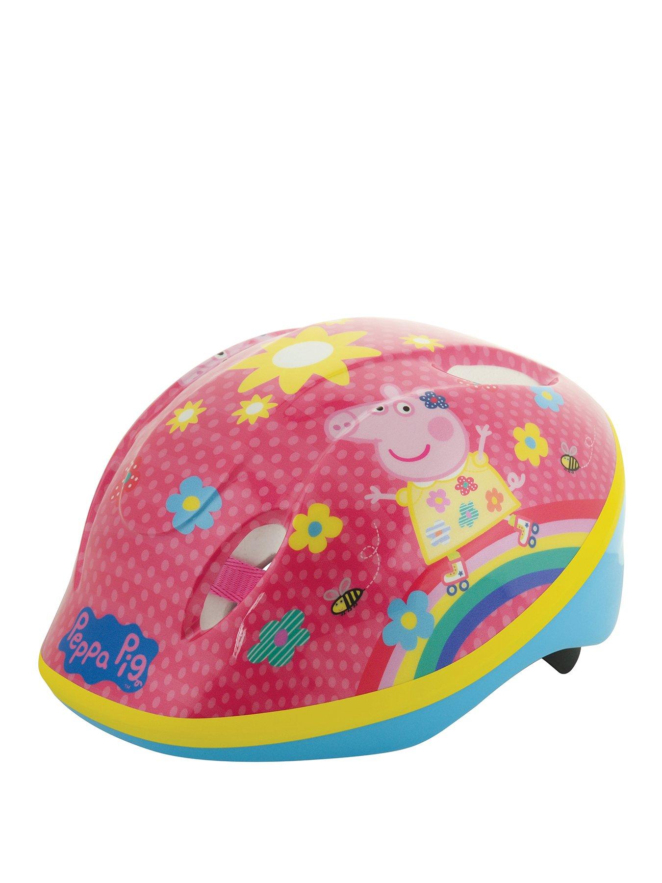 Peppa pig helmet discount and pad set