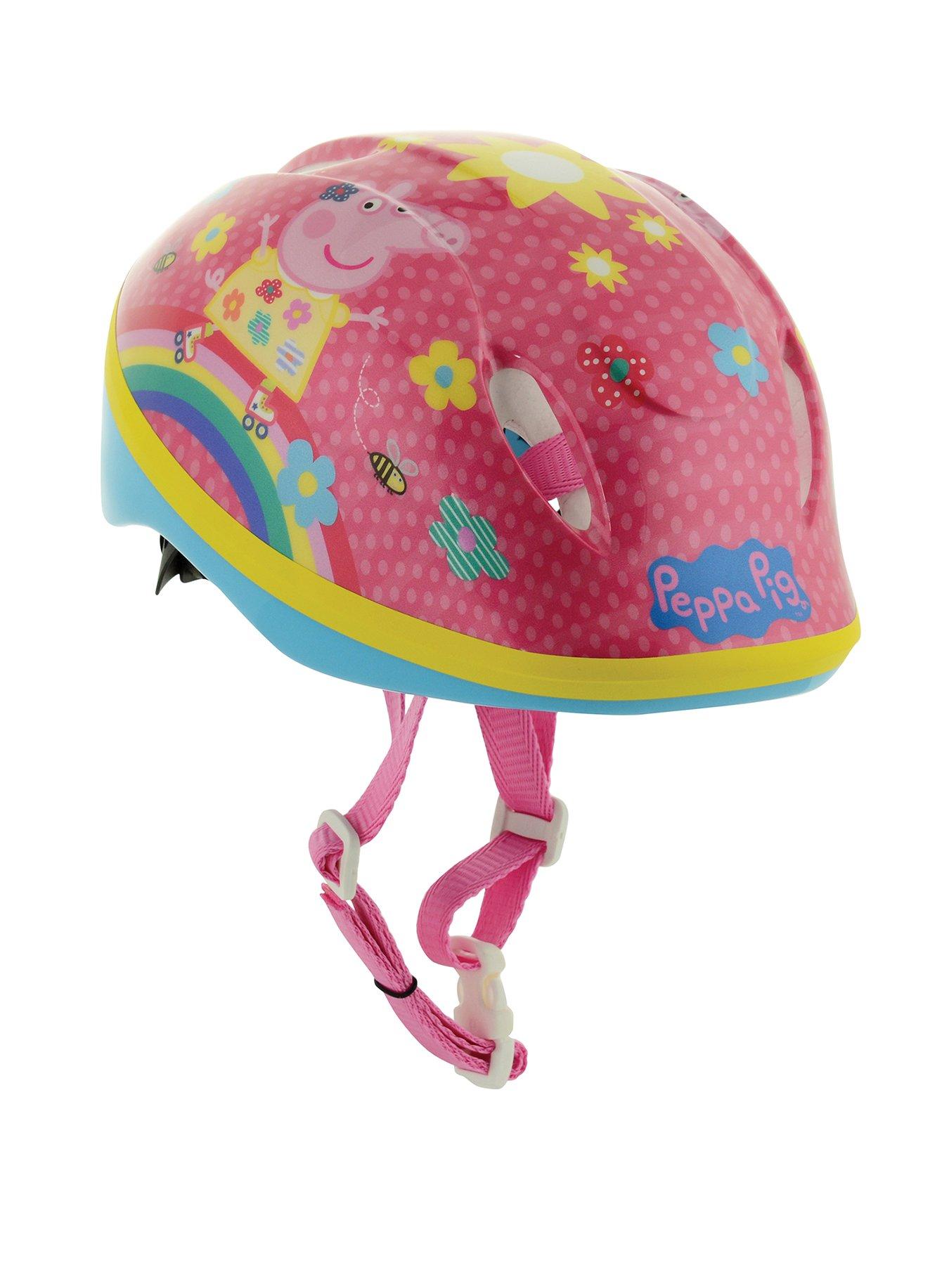 Peppa pig helmet and best sale pad set