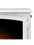  image of adam-fires-fireplaces-woodhouse-electric-stove-fire-in-white