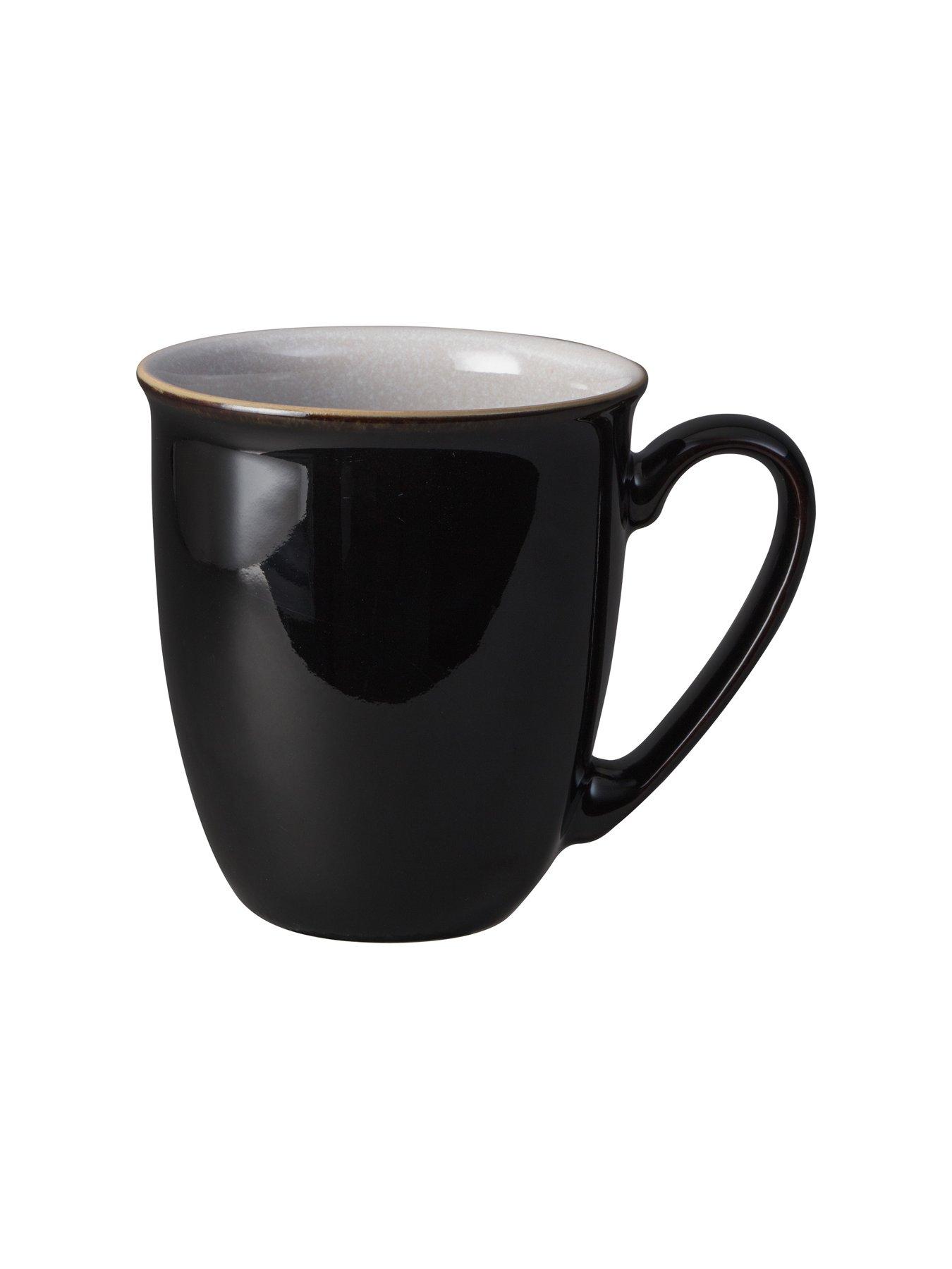 Image 2 of 5 of Denby Elements Set of 4 Coffee Mugs &ndash; Black