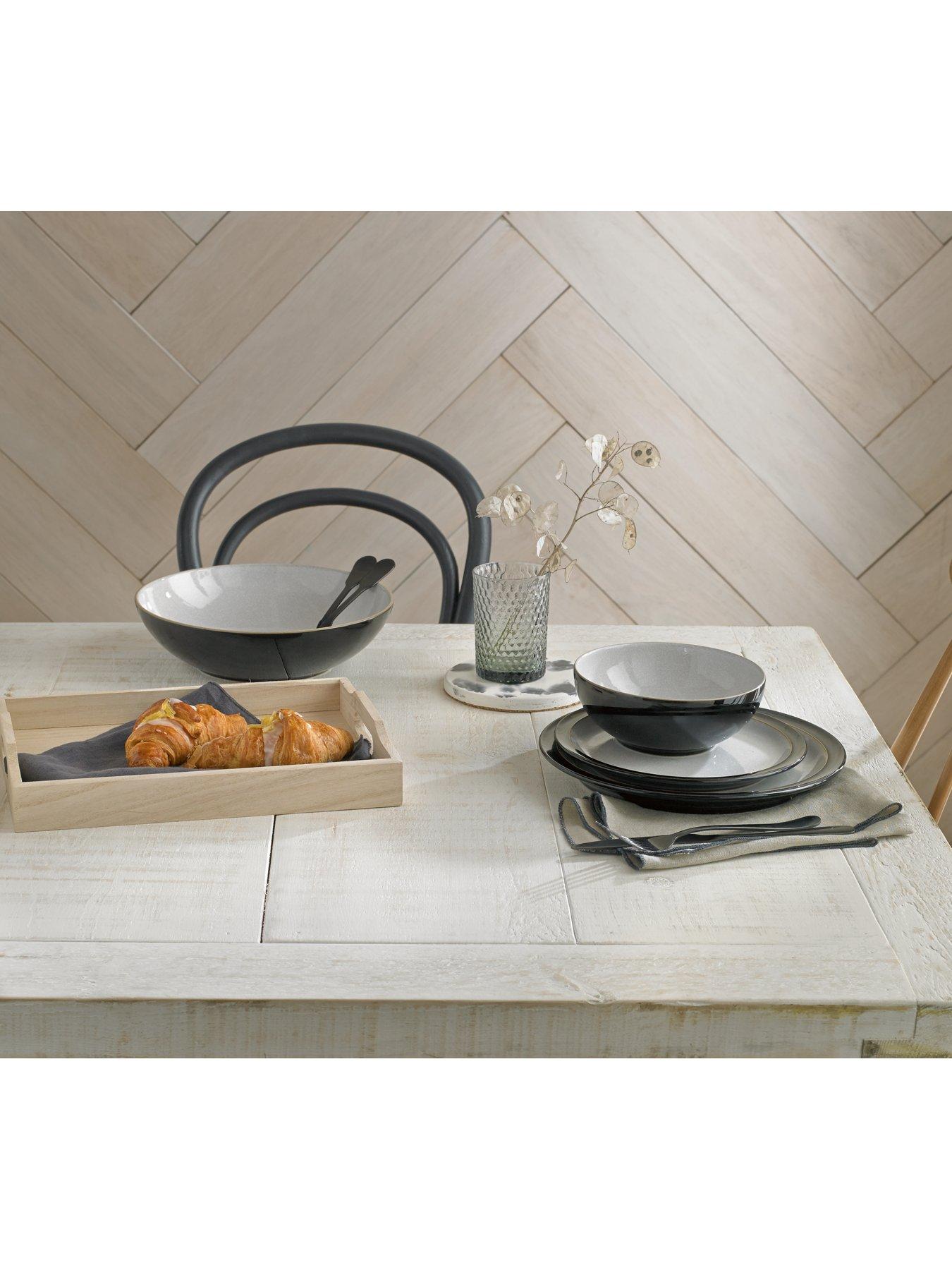 Image 4 of 4 of Denby Elements 12-Piece Dinner Set &ndash; Black
