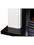  image of adam-fires-fireplaces-greenwich-fireplace-in-white-amp-black-with-eclipse-chrome-electric-fire