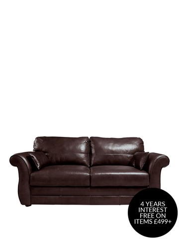 Sofa Beds Brown Leather, Chocolate Brown Leather Sofa Bed