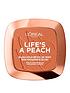  image of loreal-paris-lifes-a-peach-blush-powder