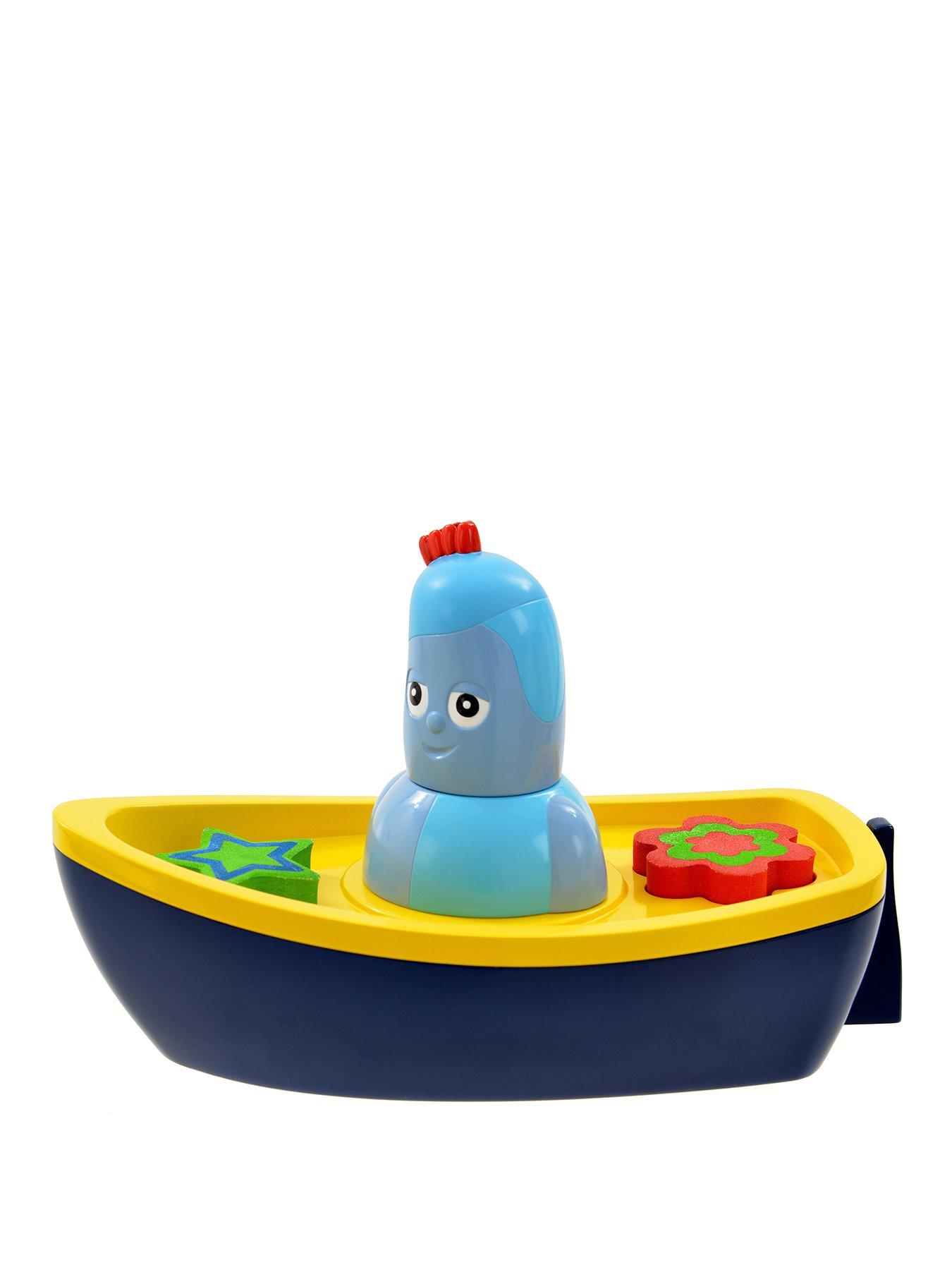 undefined Iggle Piggle's Light Up Shape Sorting Boat Bath Toy