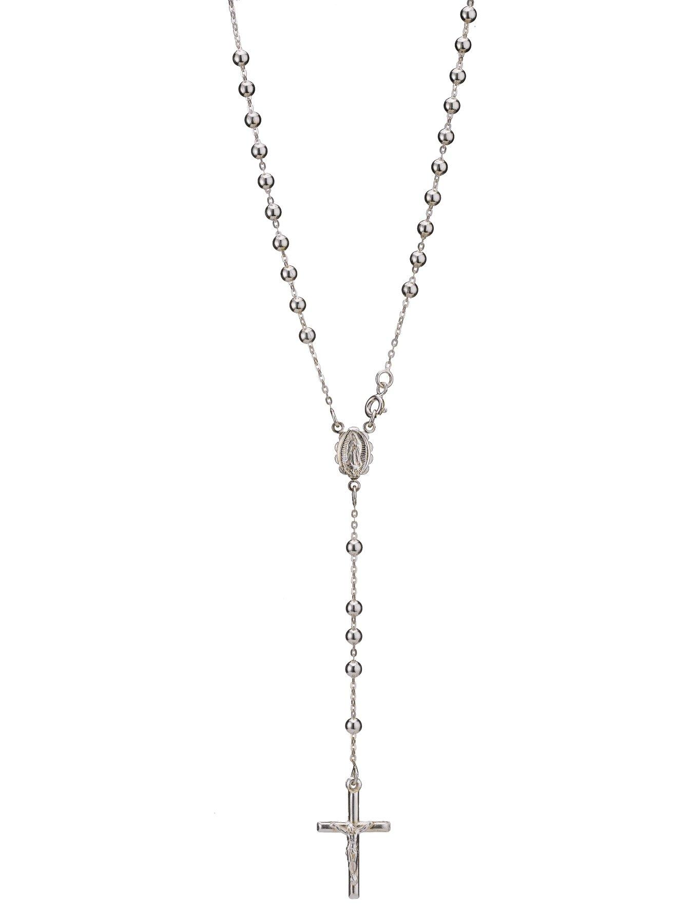 undefined Sterling Silver Rosary Cross Pendant