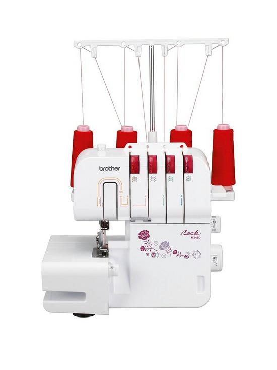 front image of brother-m343d-overlocker-sewing-machine-white