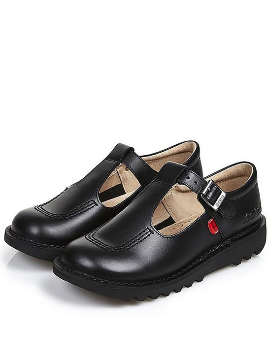 front image of kickers-kids-kick-t-leather-shoes-black