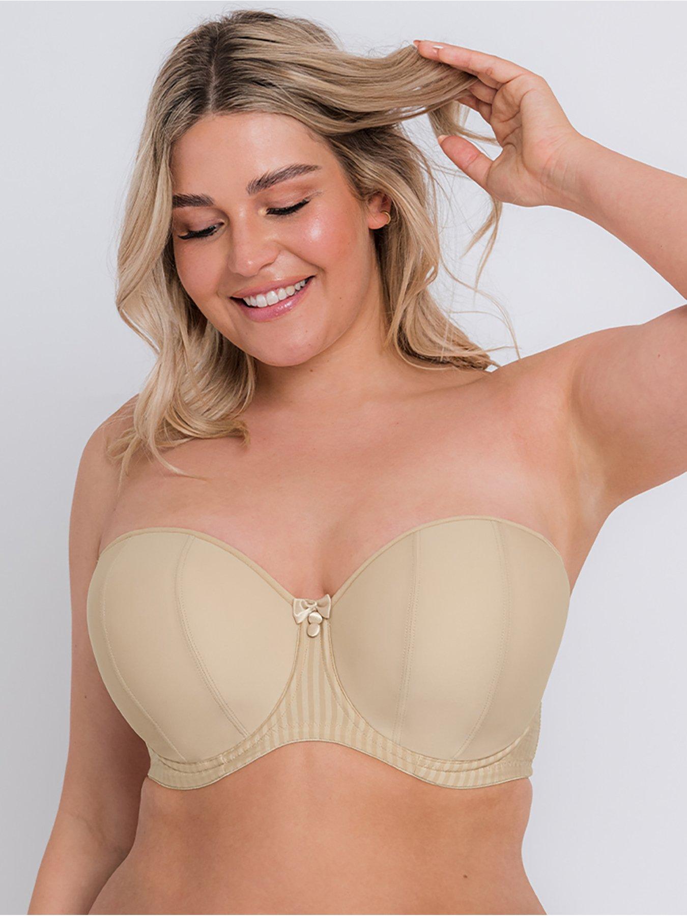 Moulded Wirefree Strapless Bra; Style: TLSWF070 - Latte Brown