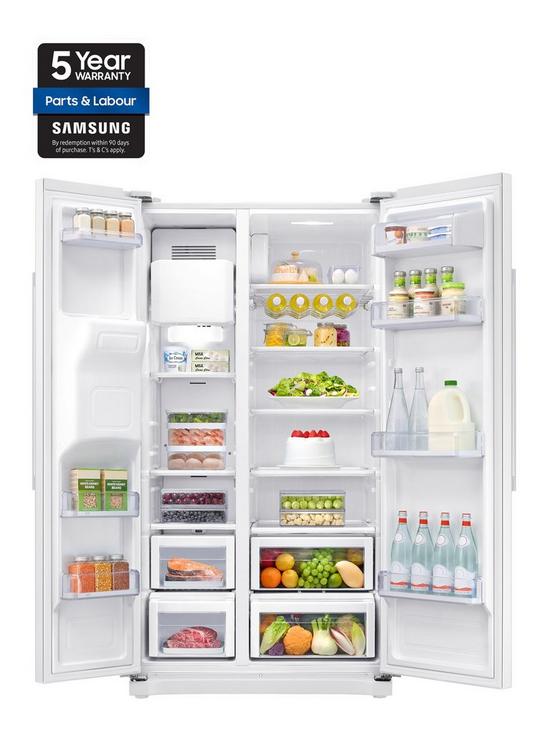 stillFront image of samsung-rs50n3513wweu-american-style-frost-free-fridge-freezer-with-plumbed-water-amp-ice-dispensernbsp--white