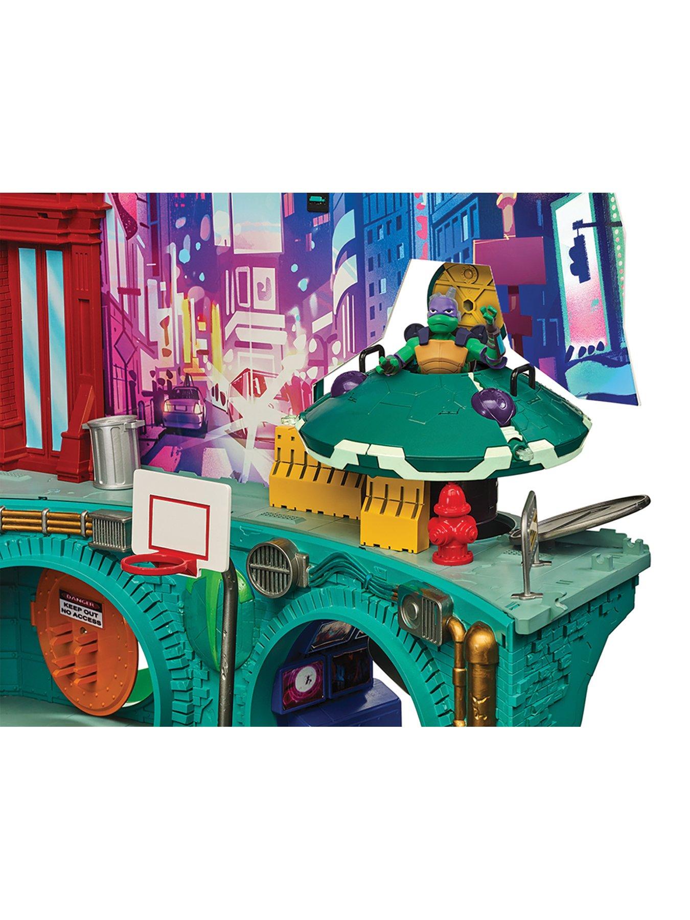 rise of the tmnt epic sewer lair playset