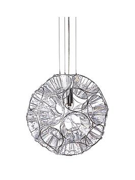 Luxe Collection Luxe Collection Lexi Silver Pendant Light Picture