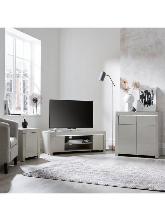stillFront image of atlanticnbsphigh-gloss-compact-sideboard-grey