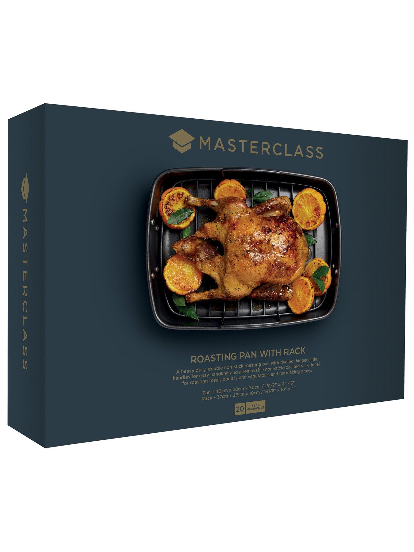Image 3 of 3 of MasterClass Non-Stick Roasting Pan with Rack
