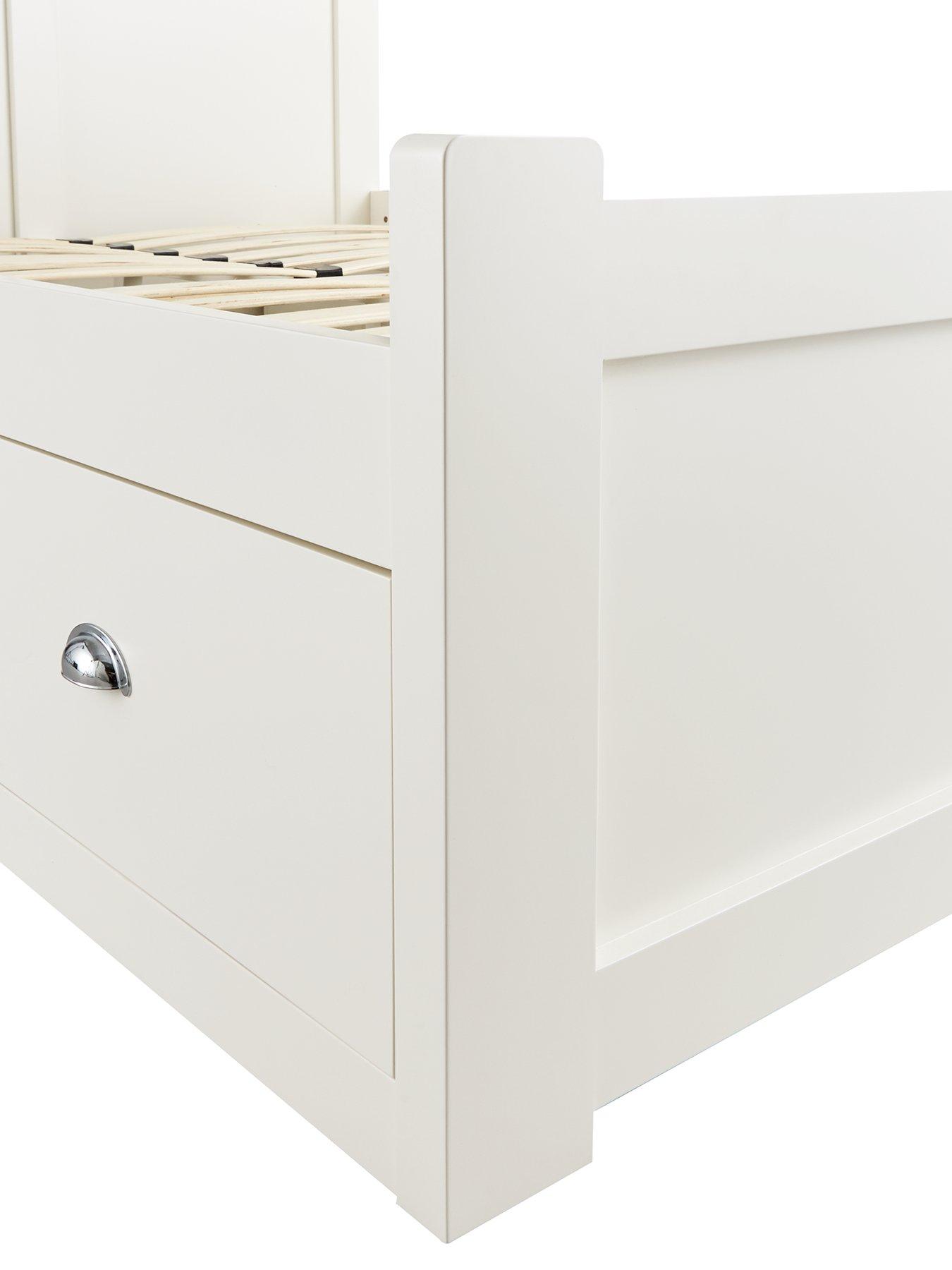  image of very-home-geneva-bed-frame-with-mattress-options-buy-and-savenbsp--cream--nbspfscreg-certified