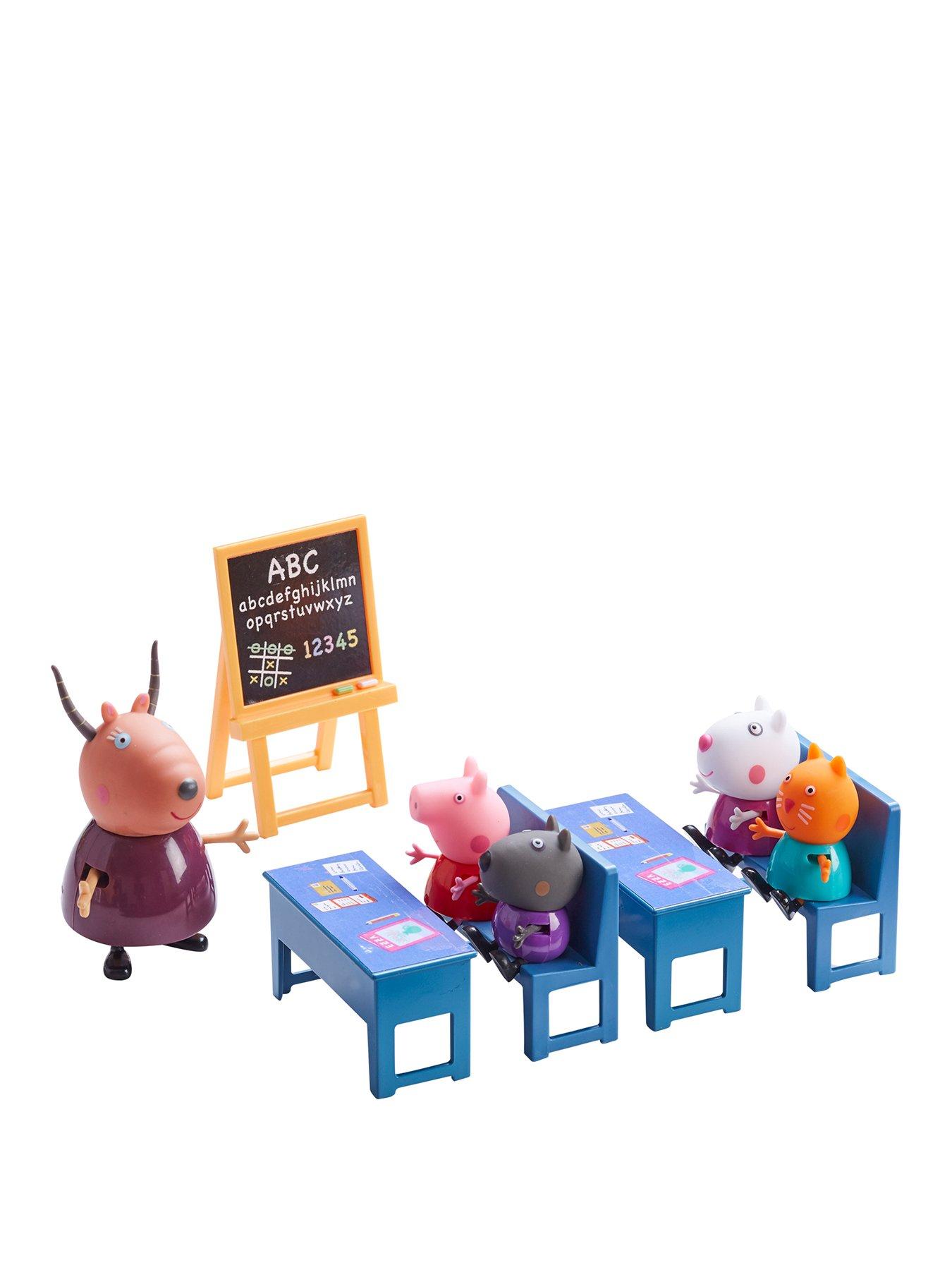 peppa pig deluxe easel playset