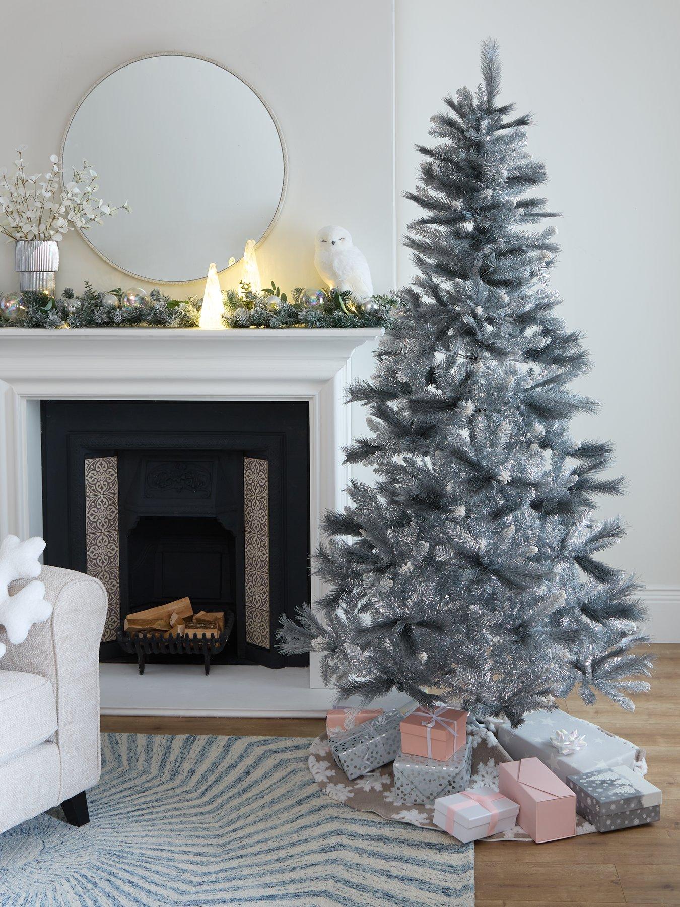 front image of very-home-7ftnbspsilver-grey-sparkle-christmas-tree-with-frosted-tips