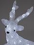  image of spun-acrylic-light-up-reindeer-with-antlers-outdoor-christmas-decoration