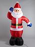  image of inflatable-light-up-santa-outdoor-christmas-decoration