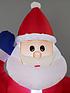  image of inflatable-light-up-santa-outdoor-christmas-decoration
