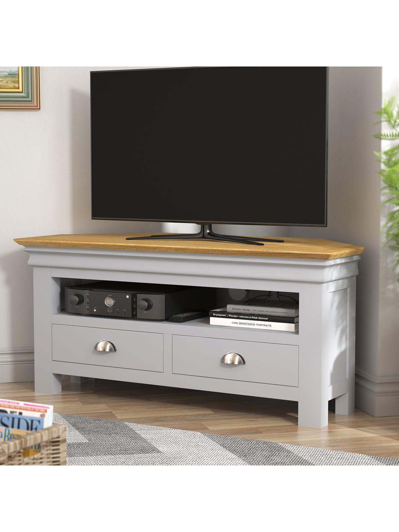 Ready assembled deals tv units grey