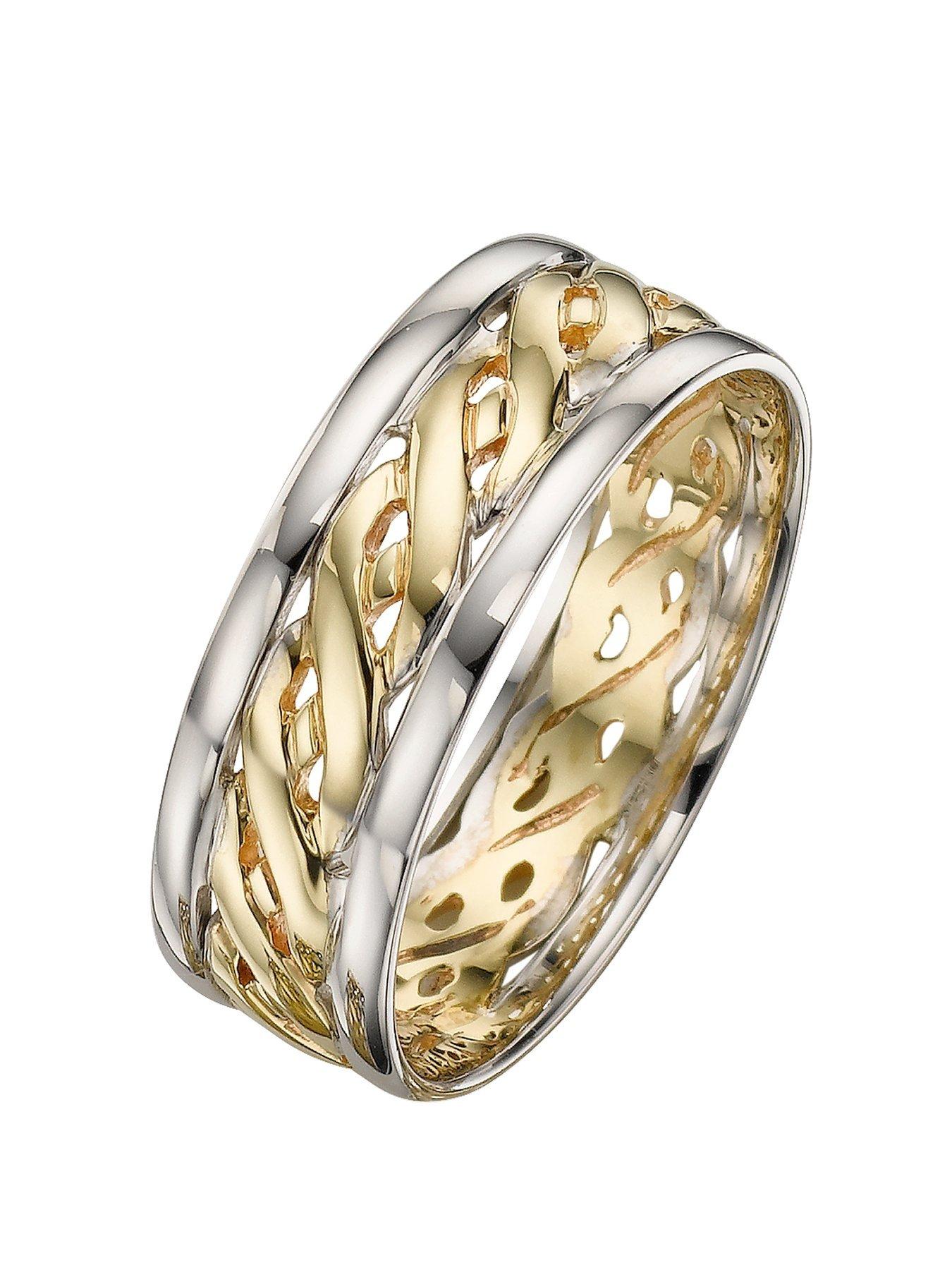 the-love-collection-9-carat-2-colour-gold-celtic-wedding-band-7mm