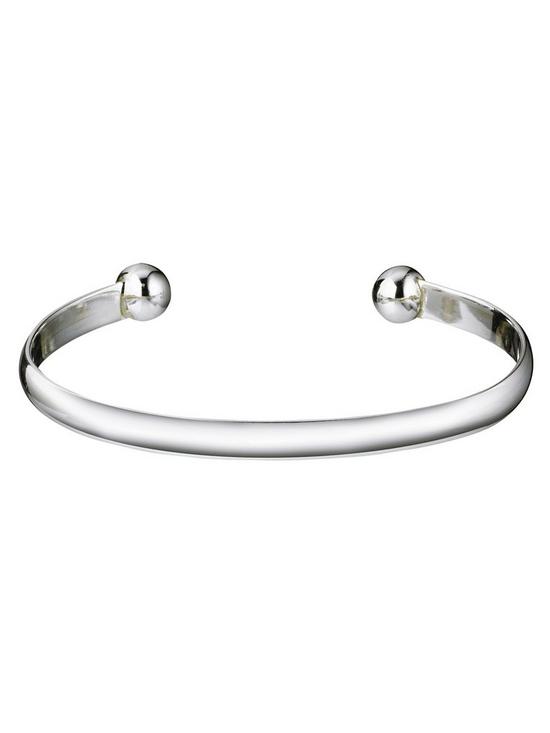 front image of the-love-silver-collection-sterling-silver-mens-torque-bangle