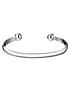  image of the-love-silver-collection-sterling-silver-mens-torque-bangle