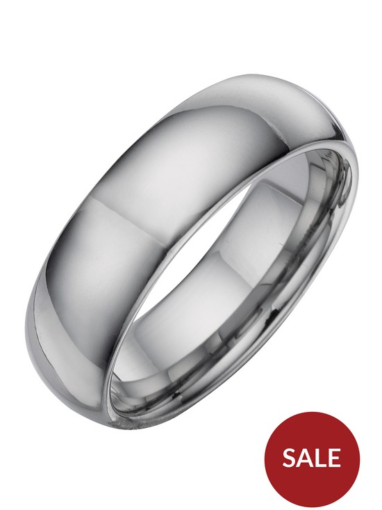 front image of 7mmnbsptungsten-court-wedding-ring