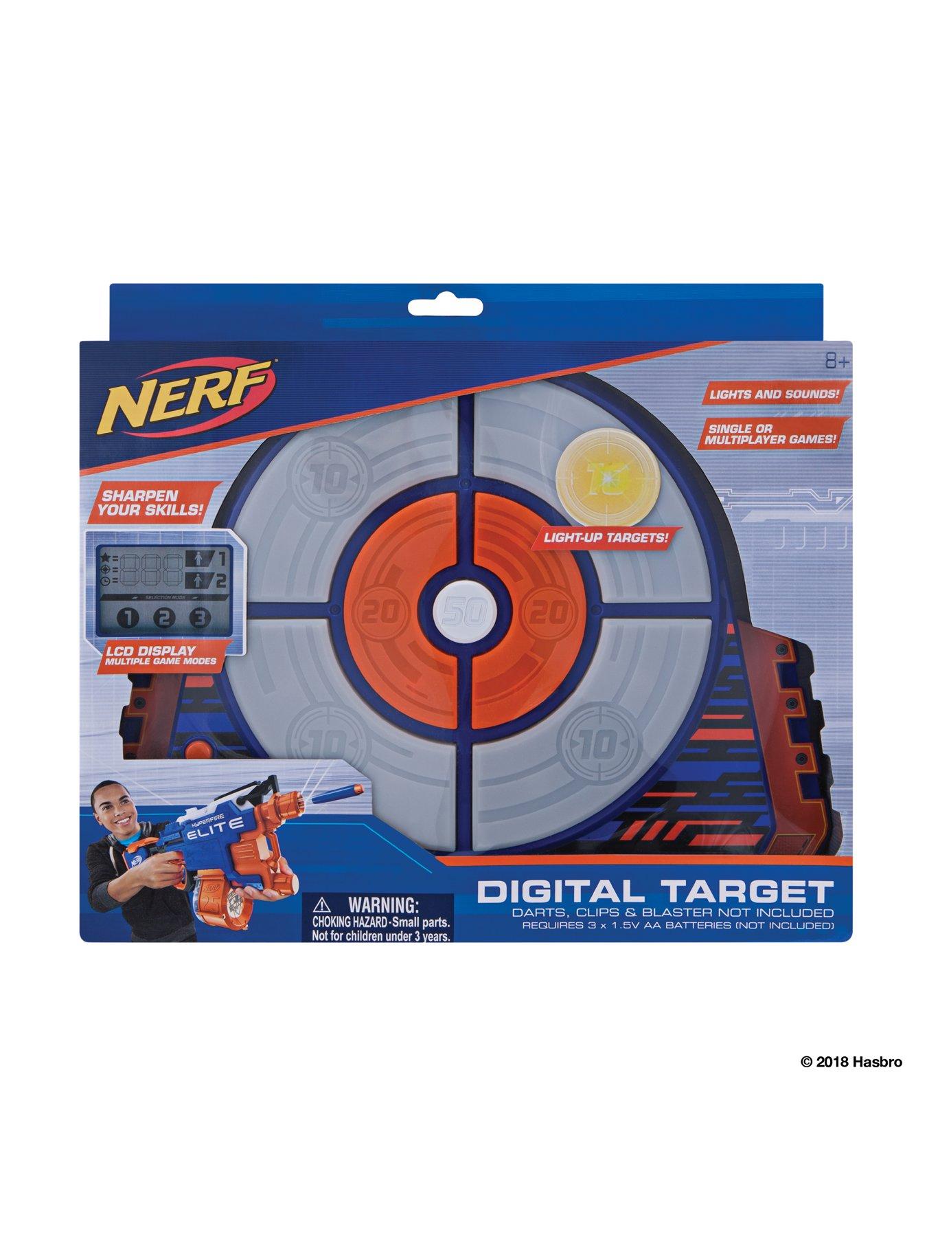 nerf elite digital target asda