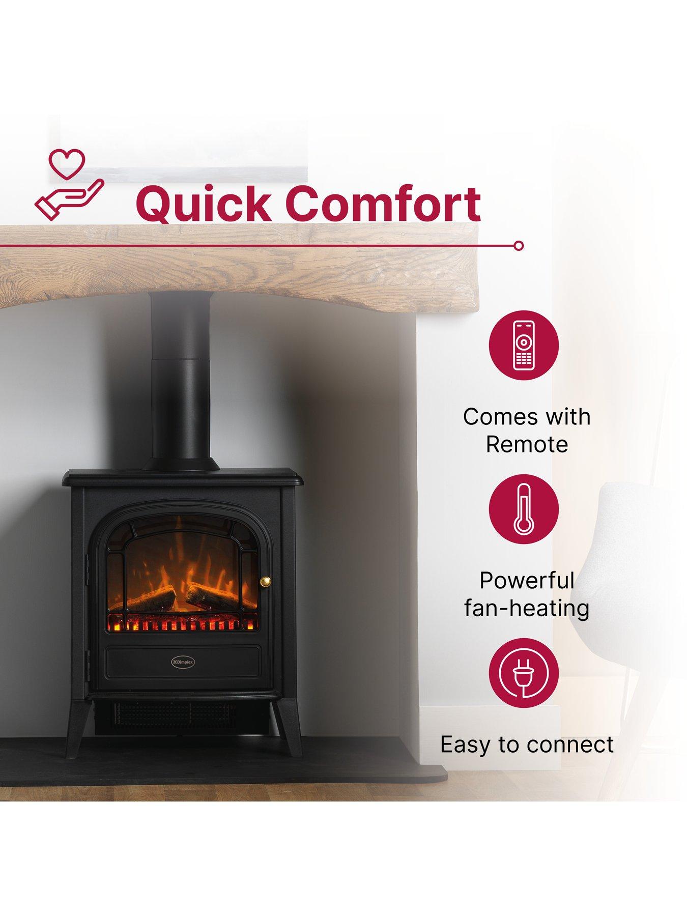 Image 2 of 7 of Dimplex Club Optiflame Electric Stove Fire