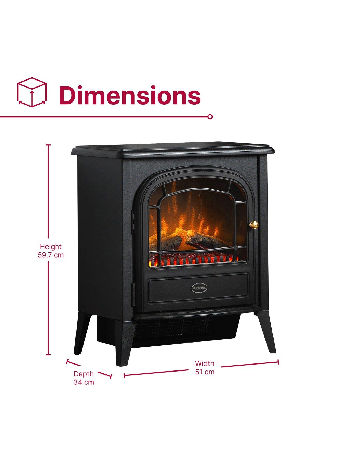 Image 5 of 7 of Dimplex Club Optiflame Electric Stove Fire