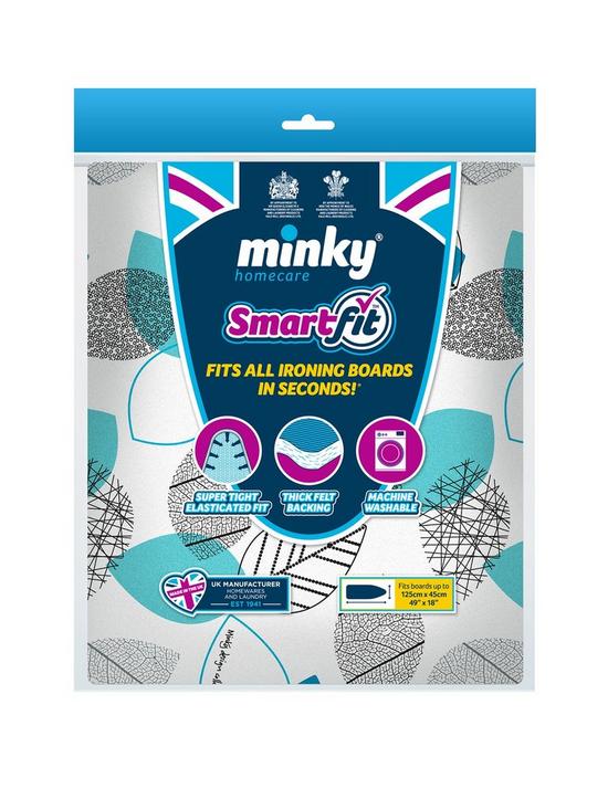 front image of minky-smartfit-one-size-fits-all-ironing-board-cover-125x45cm