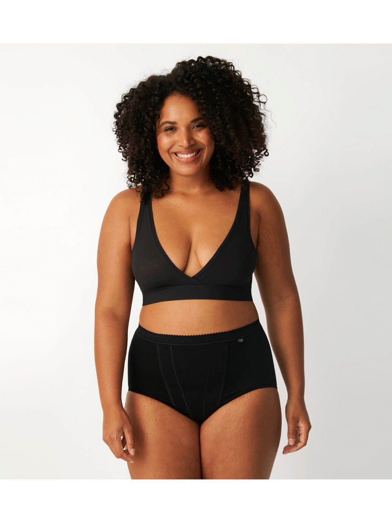  image of sloggi-2-pack-control-maxi-brief-black