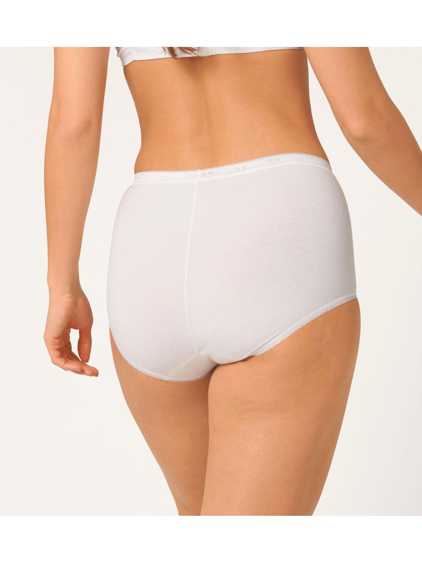 Image 3 of 3 of Sloggi 3 Pack Maxi Briefs - White