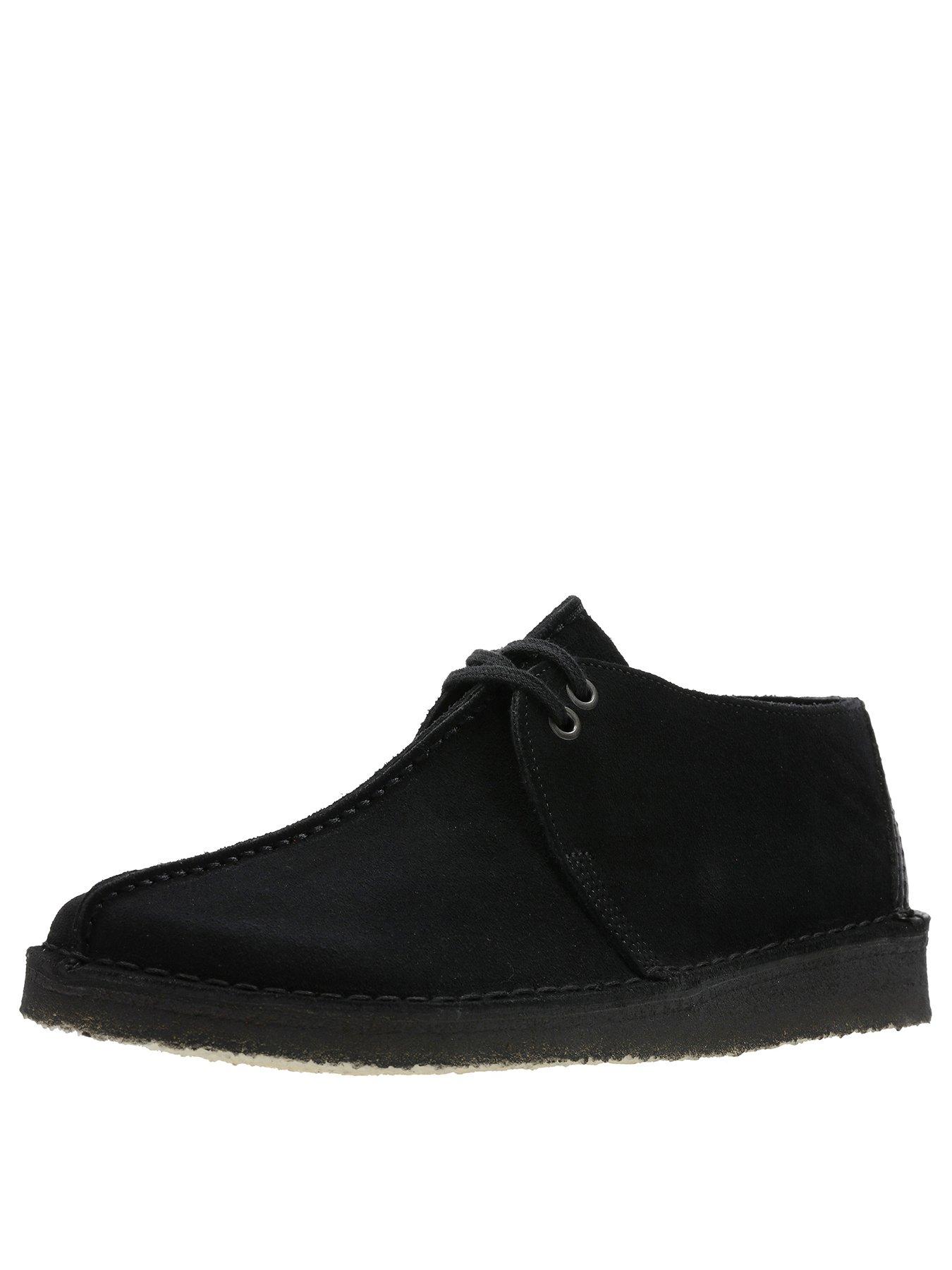 clarks originals desert trek black