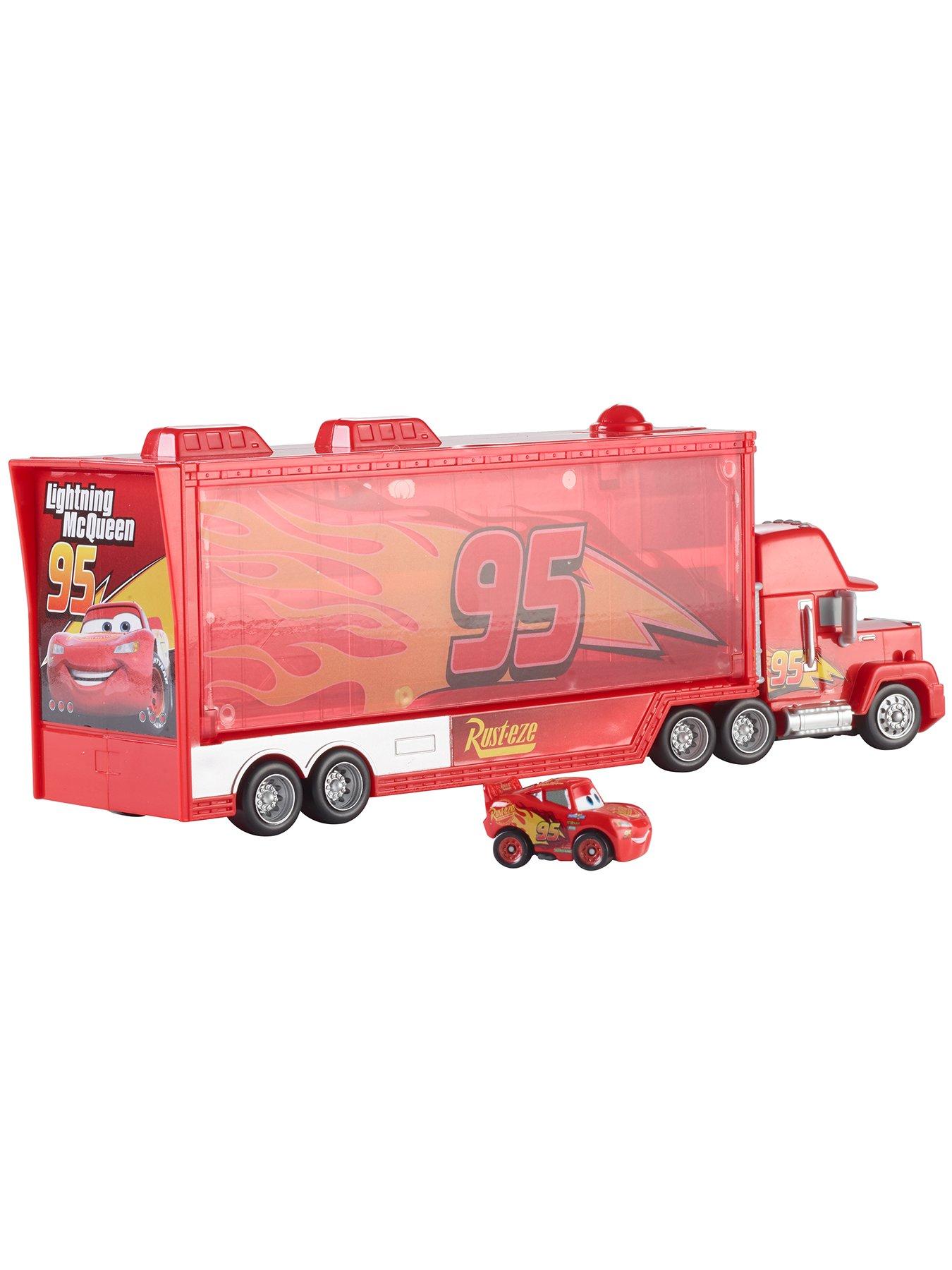 Disney Pixar Cars Racers Mack Mini Transporter Con Lightning Mcqueen Giocattoli E Modellismo Personaggi Tv E Film