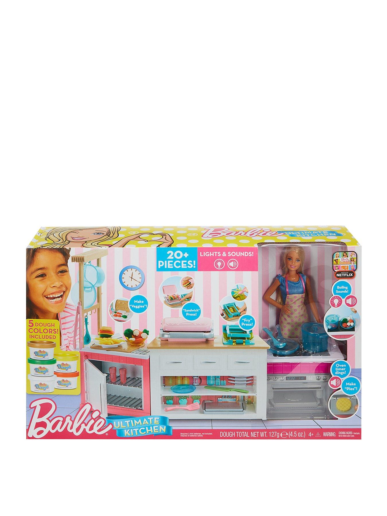 barbie doll cooking set