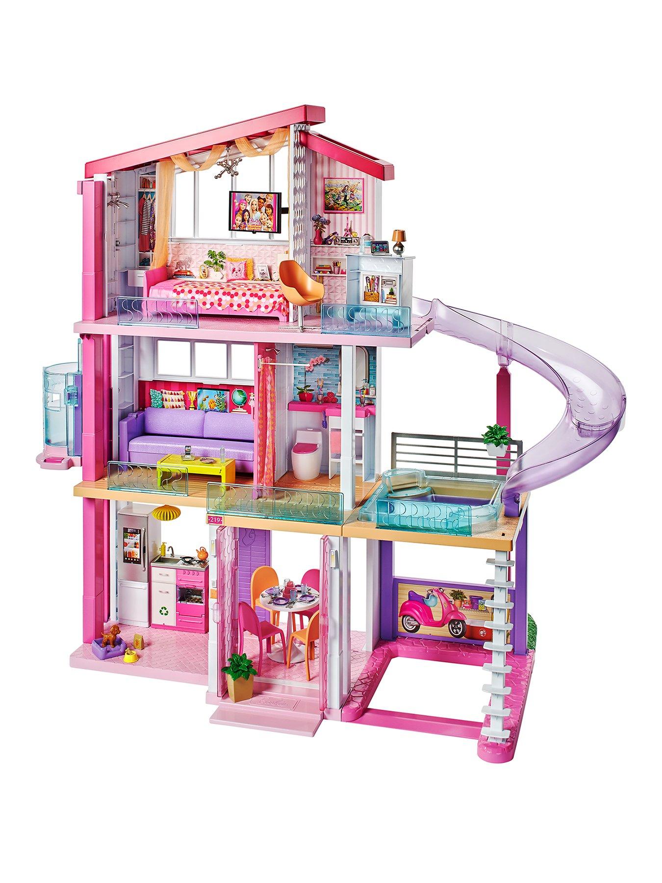 barbie doll house with doll