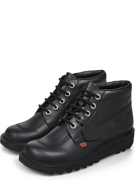 back image of kickers-kick-hi-leathernbspankle-boots-black