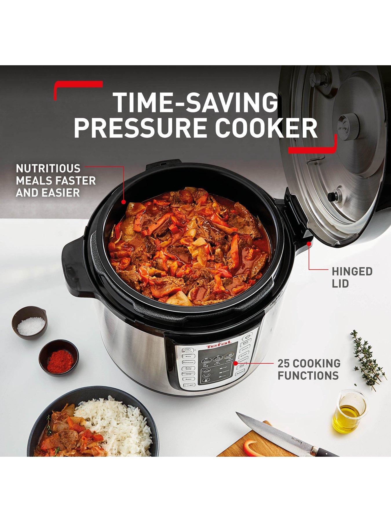 Image 2 of 7 of Tefal All-in-One&nbsp;CY505 Pressure Cooker 6L - Black and&nbsp;Stainless Steel
